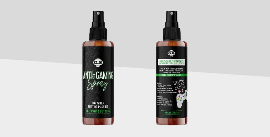 Use Anti-Gaming Spray