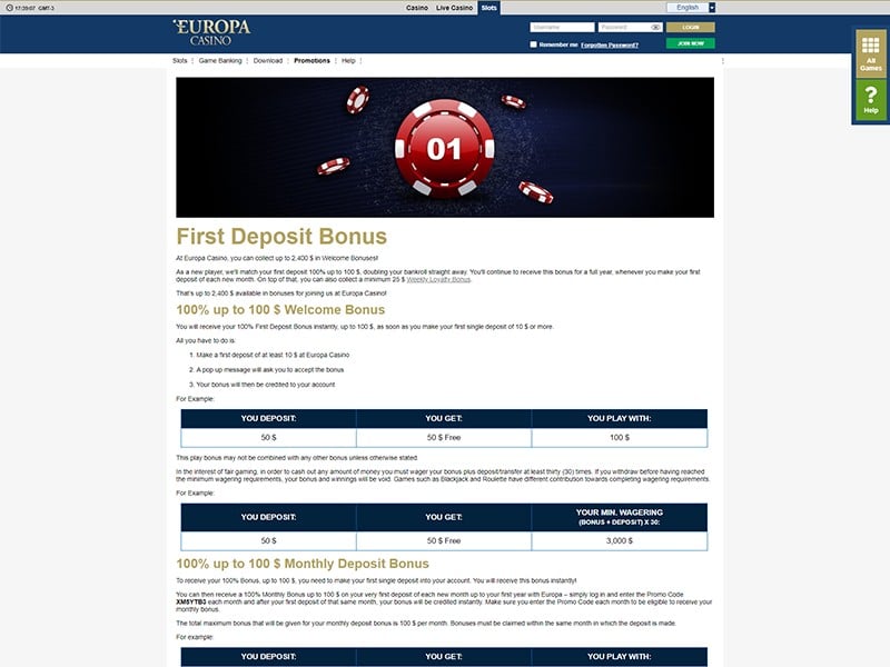 Online casino europa no deposit bonus codes Online casino europa no deposit bonus codes