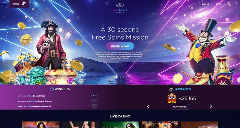 Genesis online casino