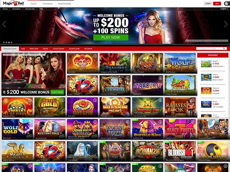 at se Tilsætningsstof Sjældent MagicRed Casino Review for 2023 | Claim Your C$200 Bonus