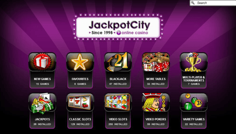 JackpotCity Screenshot