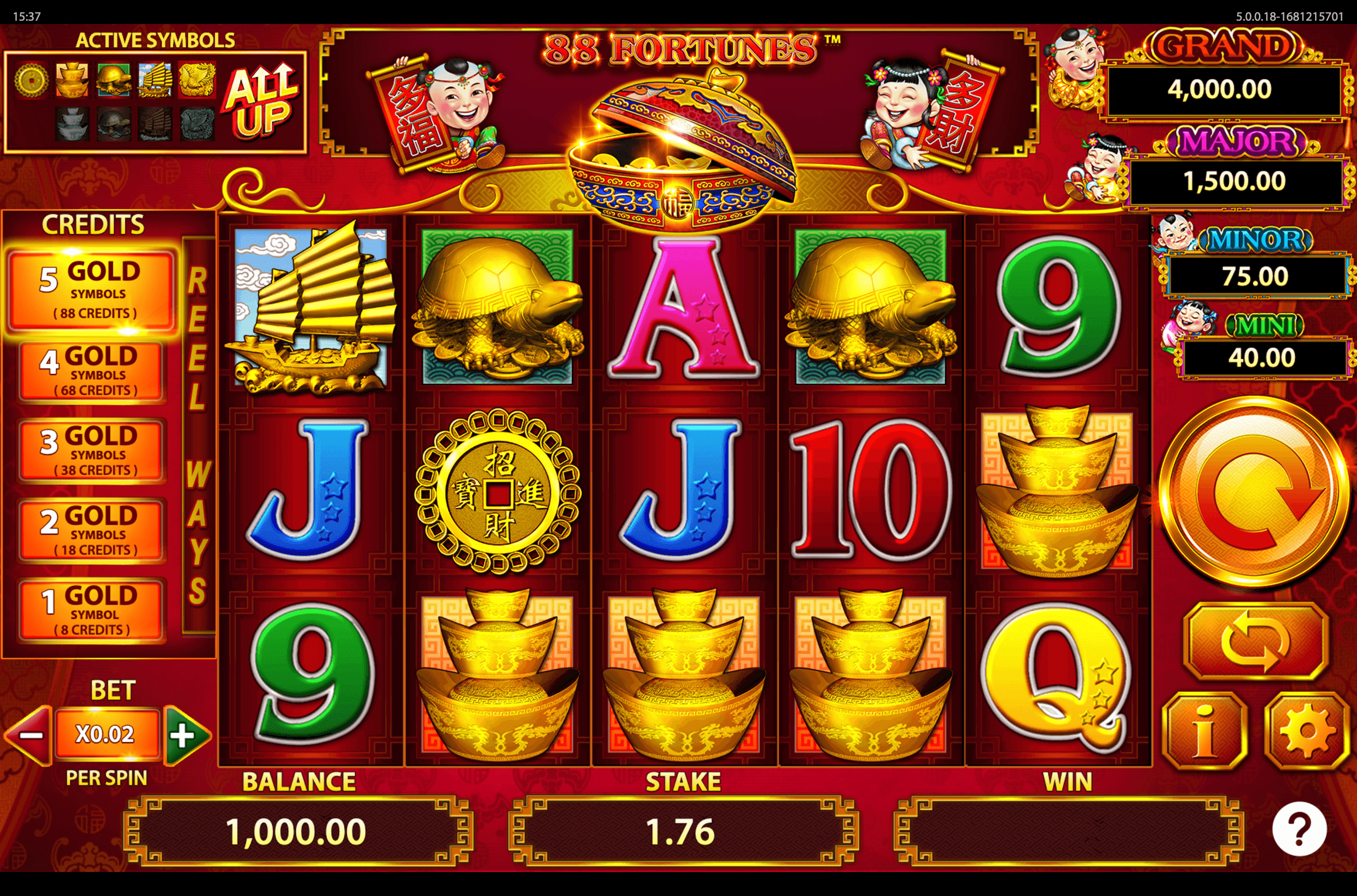 88 Fortunes