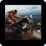 Couple on motorbike