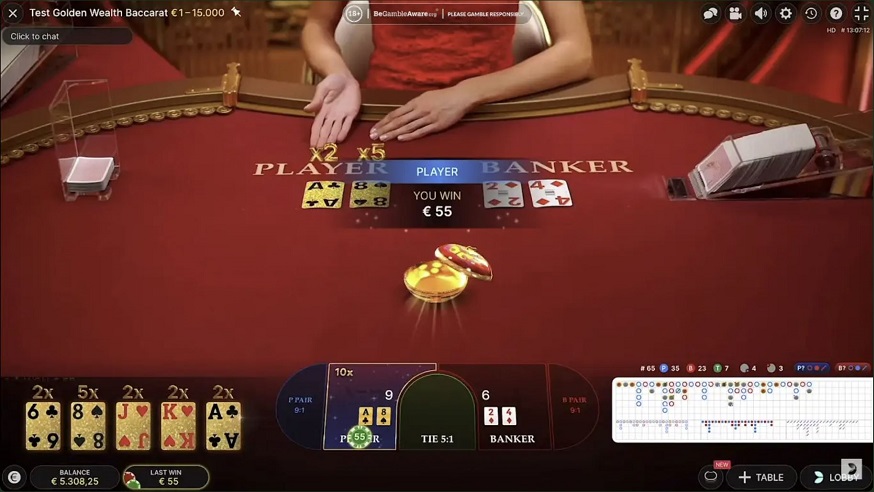 Golden Wealth Baccarat - Best Evolution Gaming Casinos in Canada