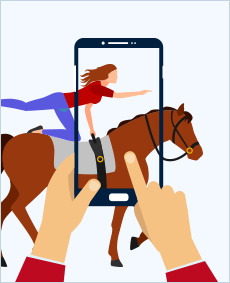 Mobile horse betting